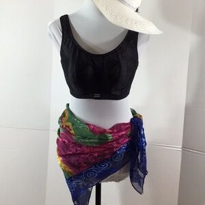 Prima Donna black swim top 32D